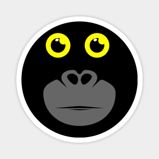 Gorilla Face T-Shirt Magnet